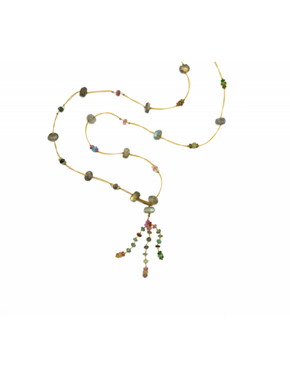 Holy Labradorite Tourmaline Necklace