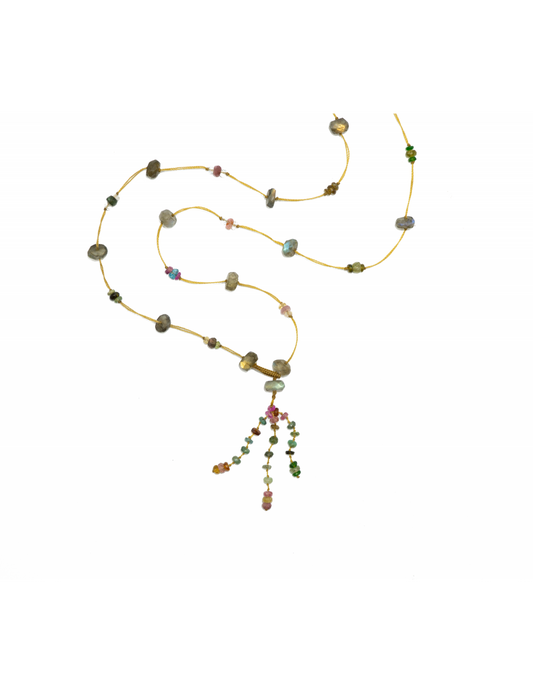 Holy Labradorite Tourmaline Necklace