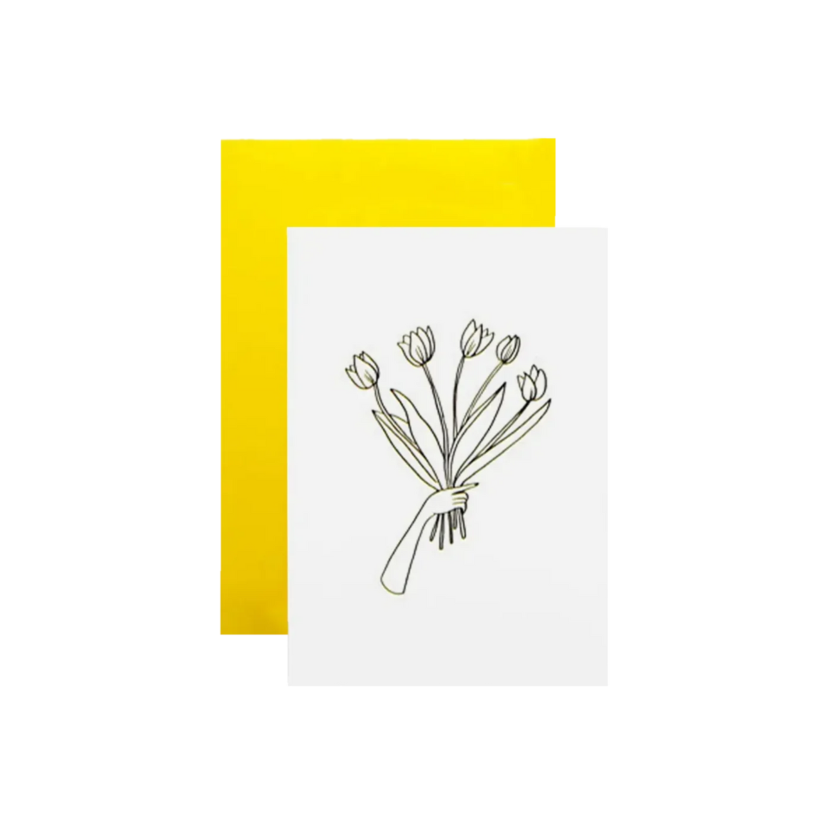Zenobie Tulip Bouquet Greeting Card
