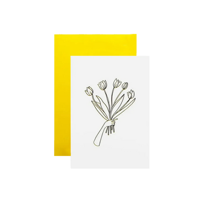 Zenobie Tulip Bouquet Greeting Card