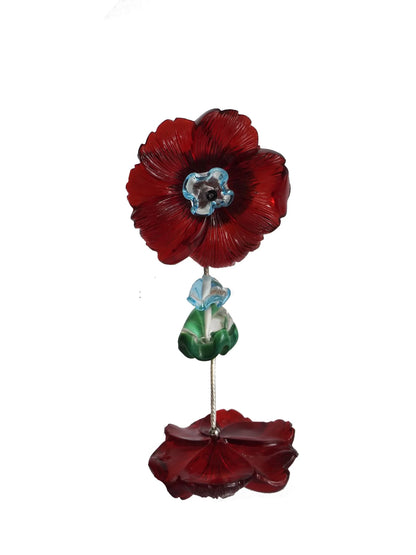 Lady of the Camelia's Rouge Earring