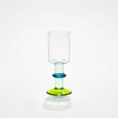 Miami Wine Glass with Discs
