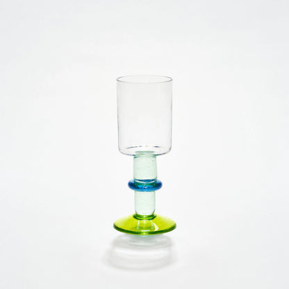 Miami Wine Glass with Discs