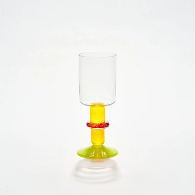Miami Wine Glass Yellow