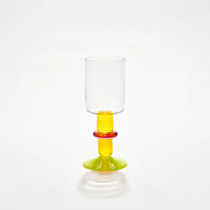 Miami Wine Glass Yellow