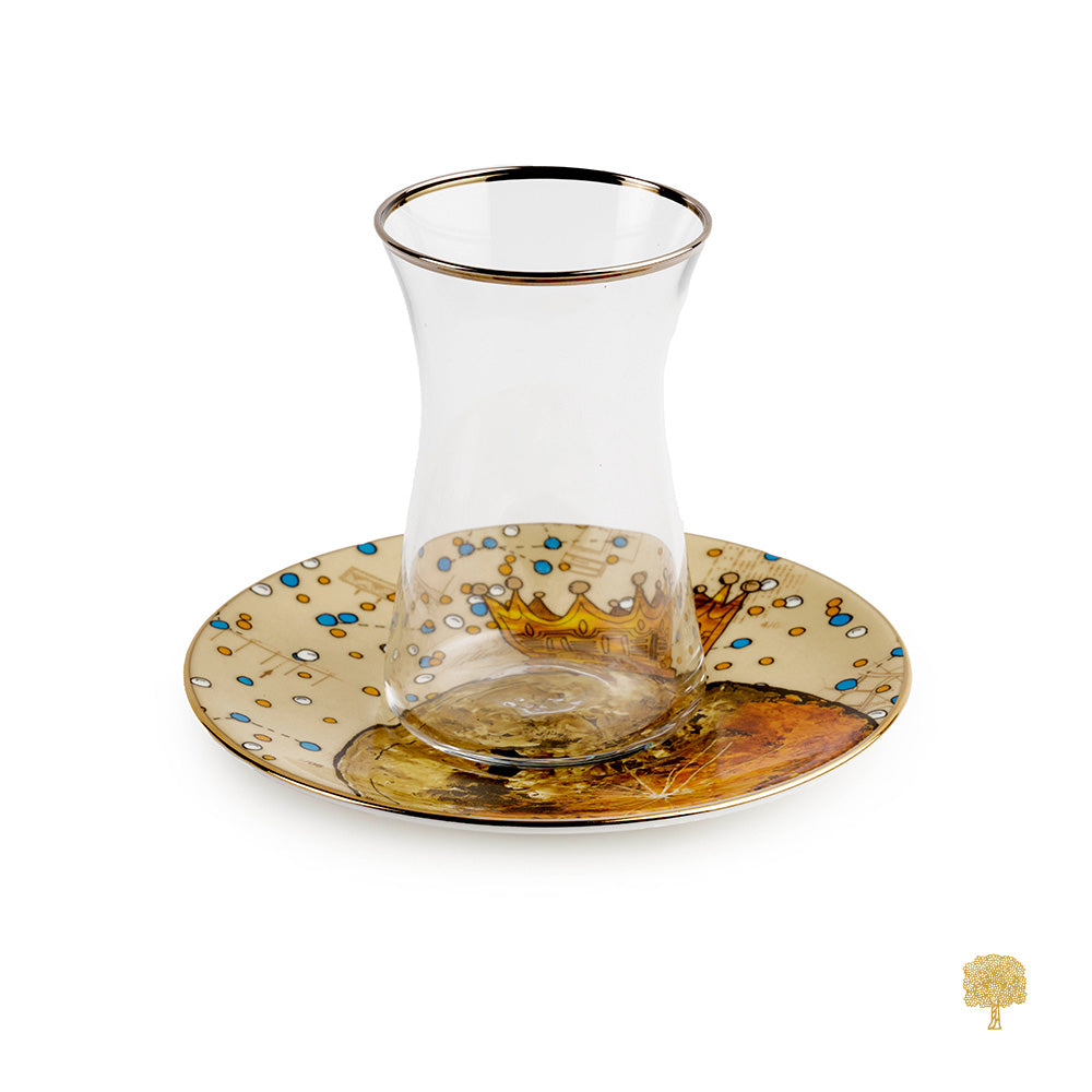 Zarina Amar Il Dar Istikana Tea Cups - Set of 6