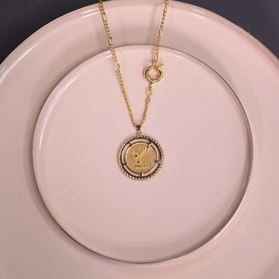 Elsa O Horoscope Necklace - Pisces