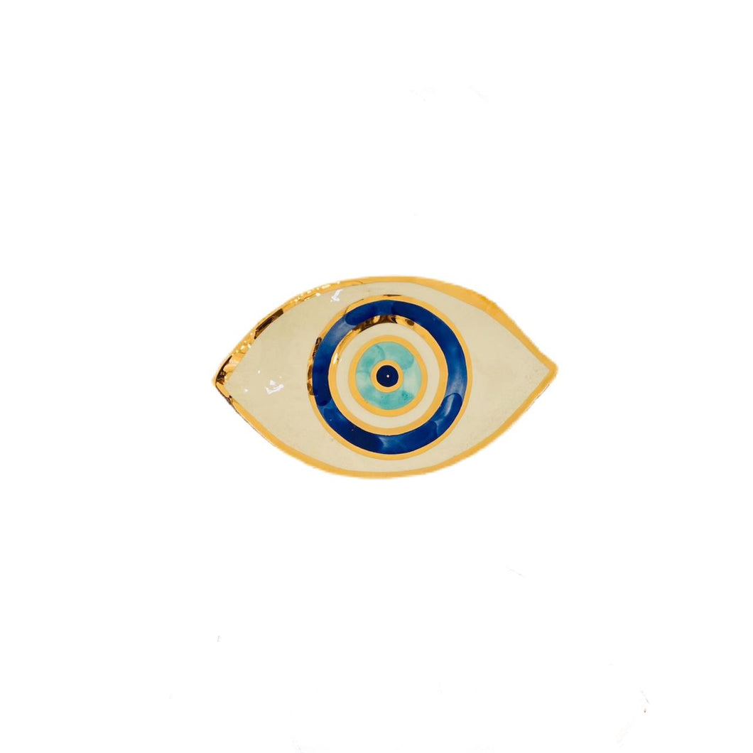 Evil Eye Shaped Plate - Medium