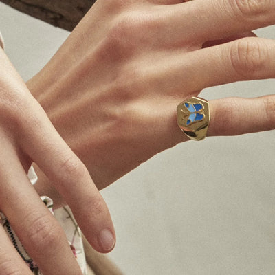 Wilhelmina Garcia Butterfly Ring