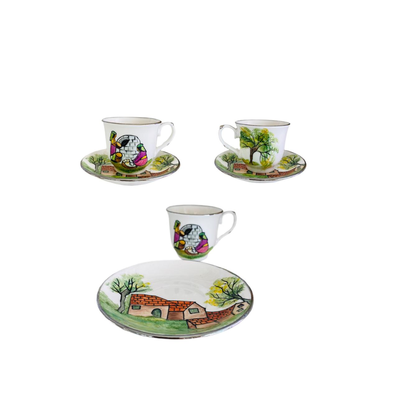 The Heritage Collection Expresso Coffee Cups - Set of 6