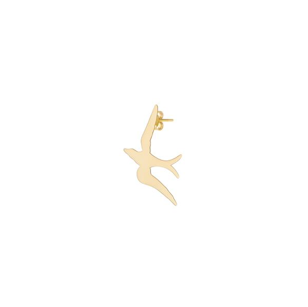 LRJC The Flying Golden Bird Earring