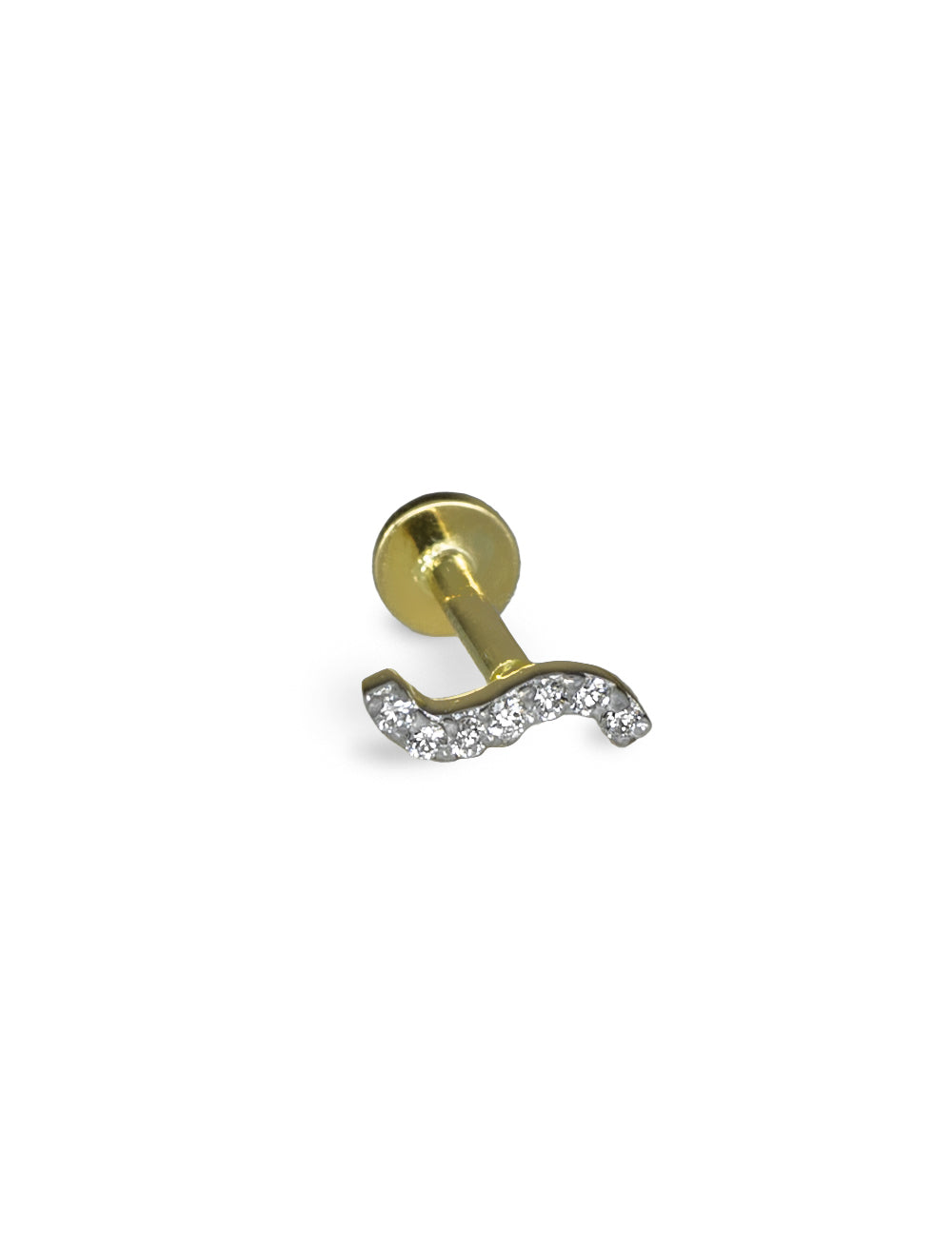 Fourmi Jewelry Wavy Diamond Piercing