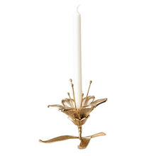 Load image into Gallery viewer, Pols Potten Lilly Gold Candle Holder
