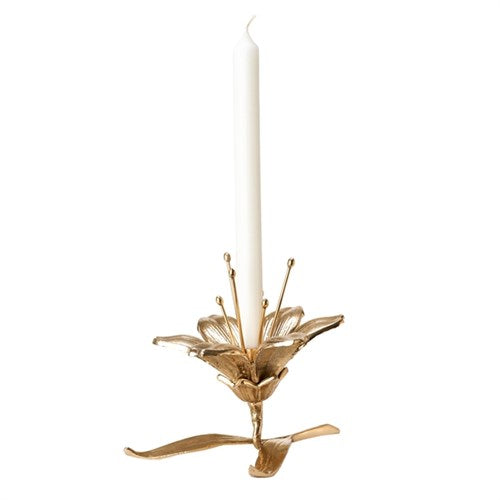 Pols Potten Lilly Gold Candle Holder