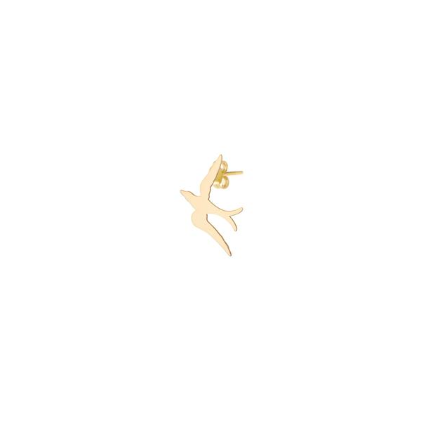 LRJC The Flying Golden Bird Earring