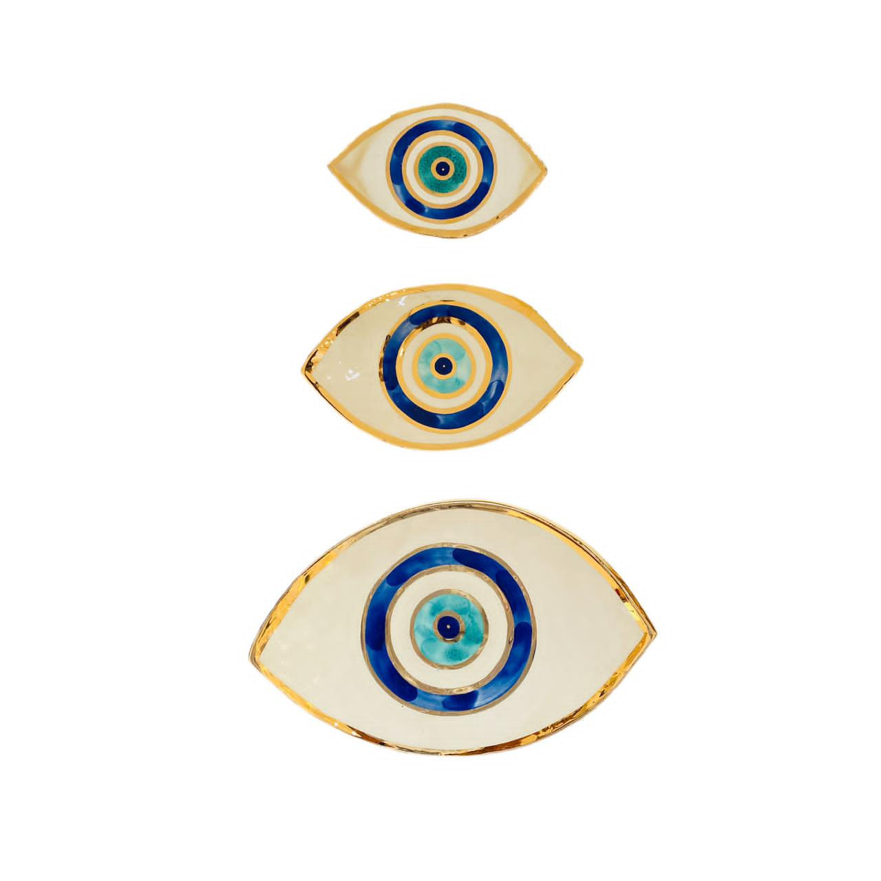 Evil Eye Shaped Plate - Small