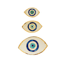 Load image into Gallery viewer, Evil Eye Shaped Hanging Charm - Medium
