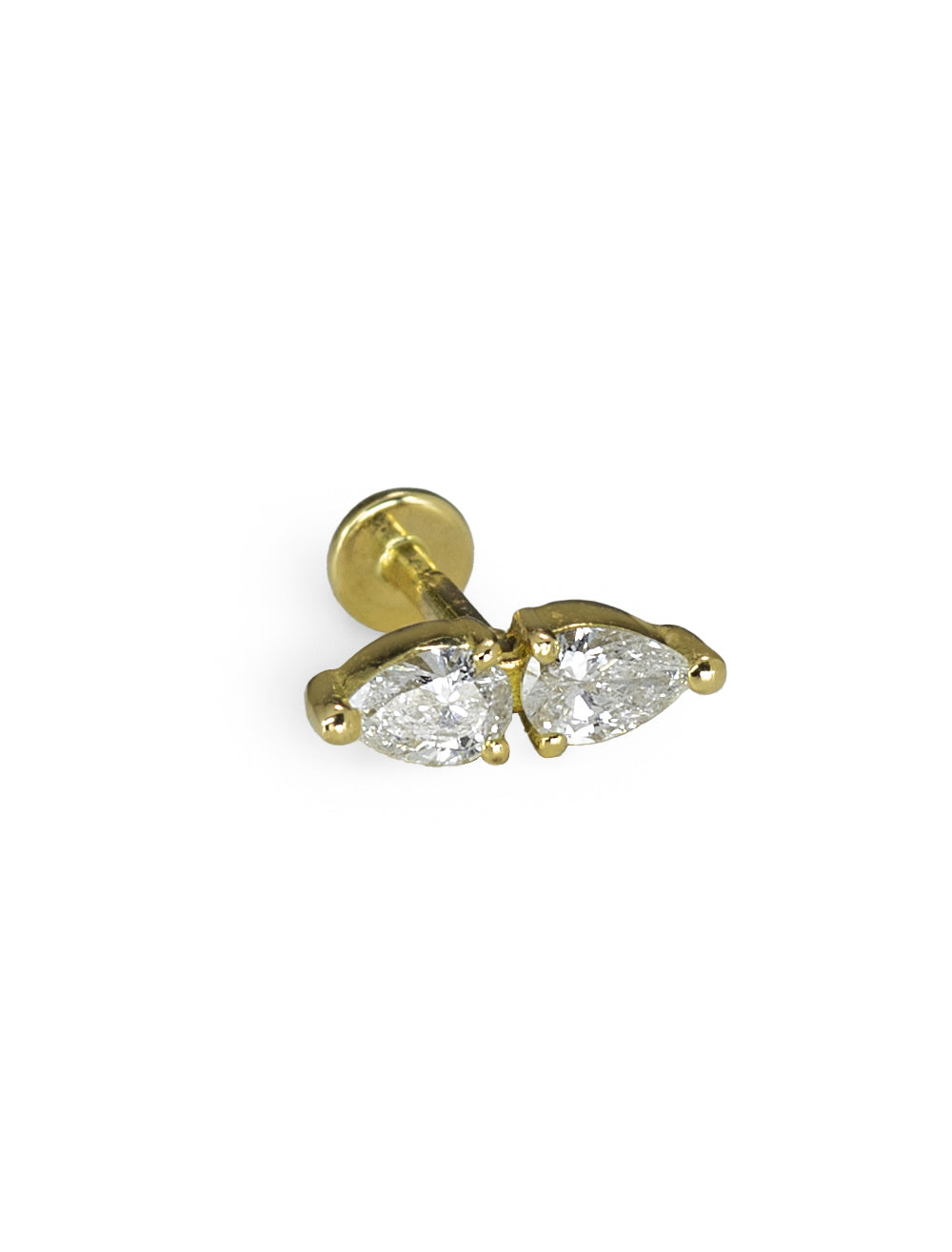 Fourmi Jewelry Diamond Pear Piercing