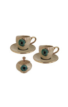 Load image into Gallery viewer, Evil Eye Ceramic Coffee Cup
