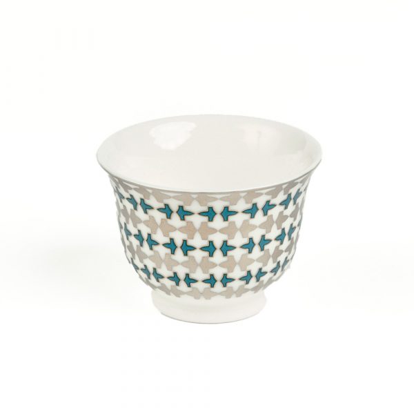 Zarina Alhambra Blue Coffee Cups - set of 6