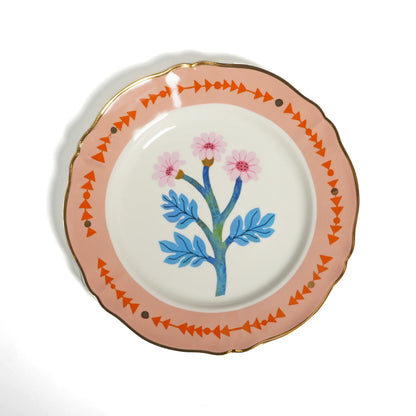 Bitossi Home Botanica Pink Dinner Plate