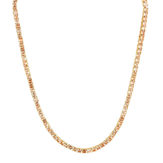 Crystal Haze Serena Necklace - Champagne