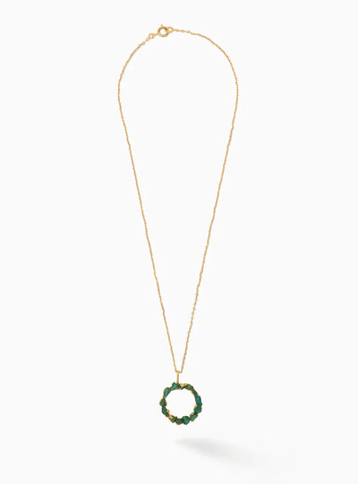 Fenomena Nova Electro Emerald Necklace