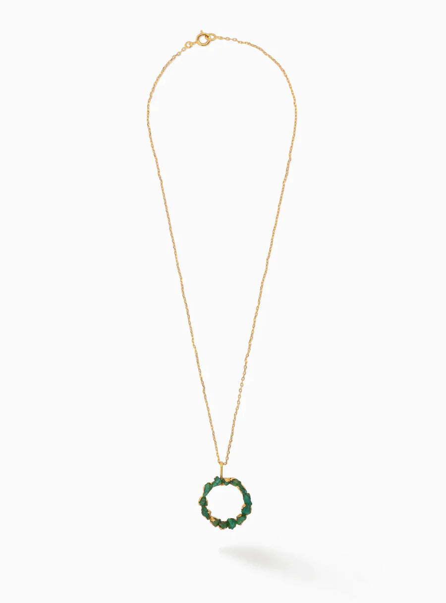 Fenomena Nova Electro Emerald Necklace