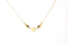 Load image into Gallery viewer, LRJC  Rainbow Winged Star Necklace 18K Gold
