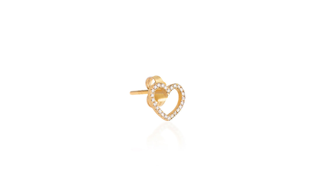 LRJC Diamond Heart Earring