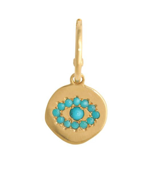 J by Boghossian Hoop Earring - Turquoise Eye