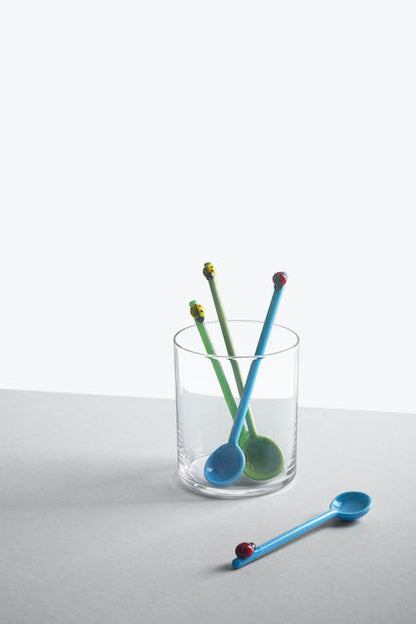 Ichendorf Glass Spoon w/ Ladybug - Set of 2