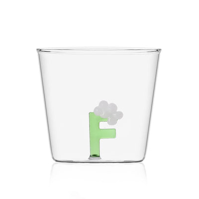 Ichendorf Glass Tumbler Bloom Alphabet A-J