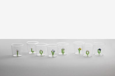 Ichendorf Glass Tumbler Bloom Alphabet K-Z