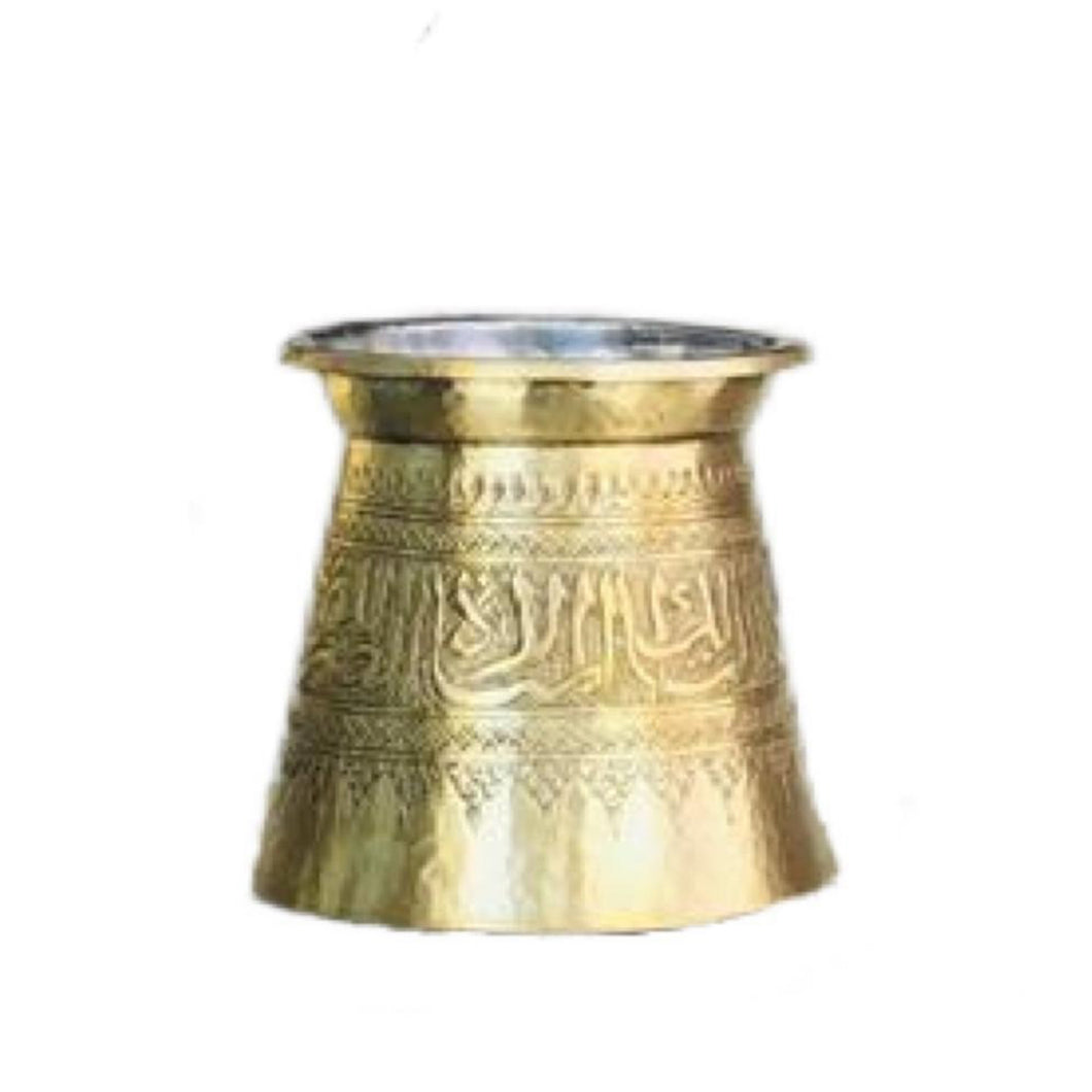 Mamlouk Vase/ Plant Pot Gold Medium