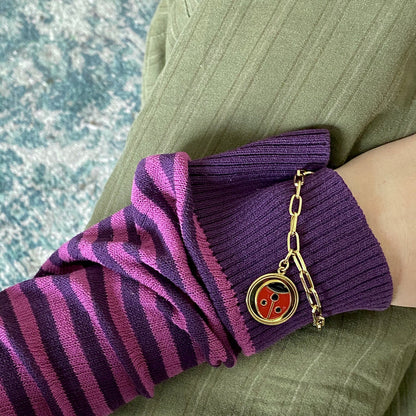 Wilhelmina Garcia Ladybug Bracelet