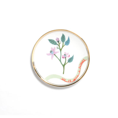 Bitossi Home Bread Plate - Say it with a Flower