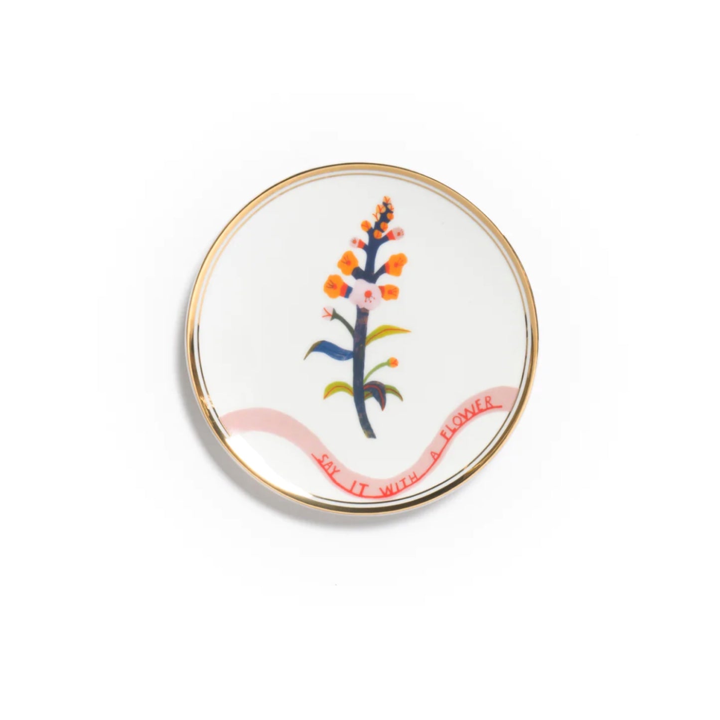 Bitossi Home Bread Plate - Say it with a Flower