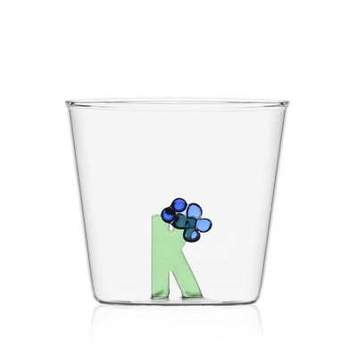 Ichendorf Glass Tumbler Bloom Alphabet K-Z