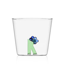 Load image into Gallery viewer, Ichendorf Glass Tumbler Bloom Alphabet K-Z

