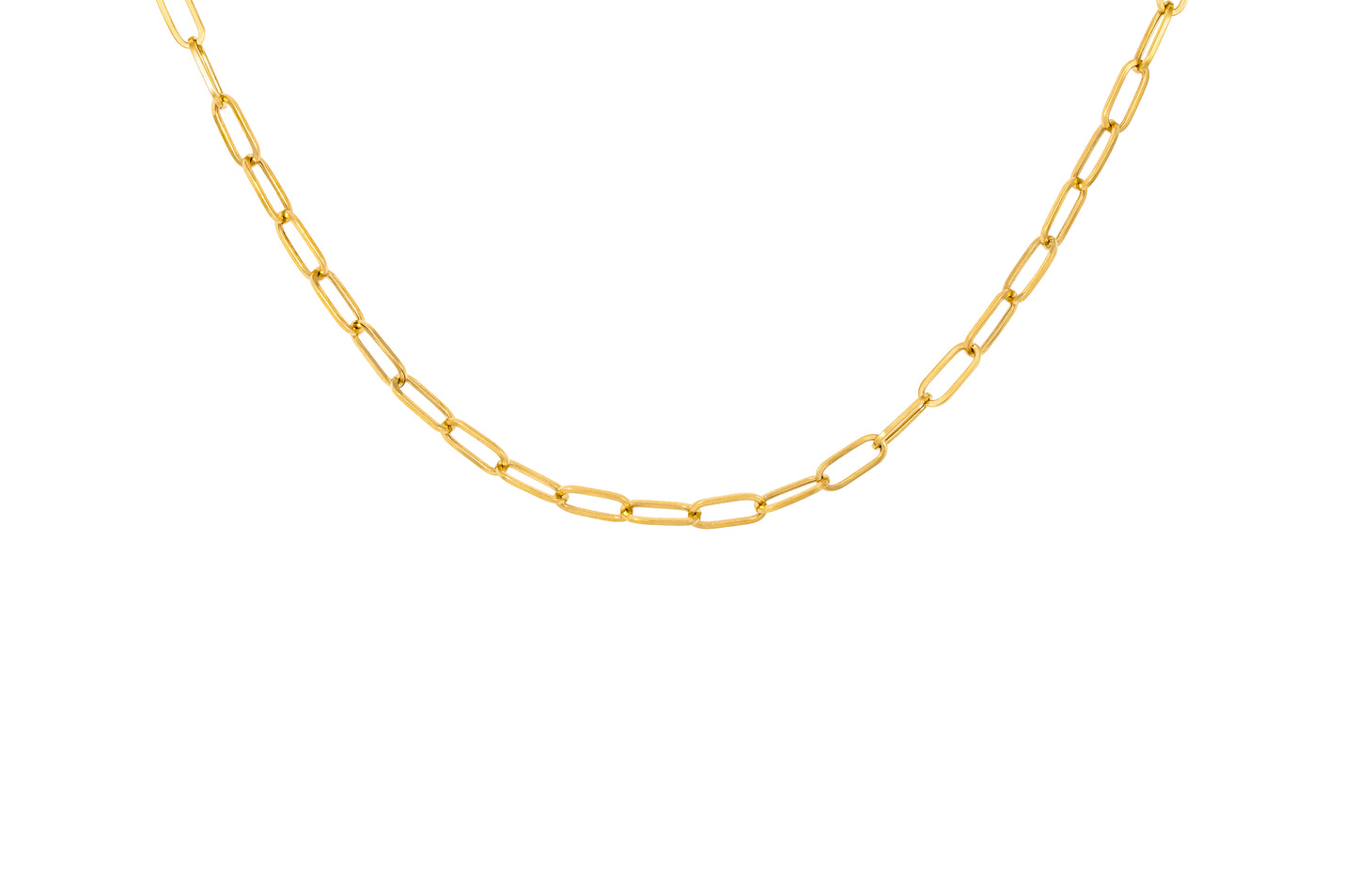 LRJC Serial Chain Necklace 18K Gold