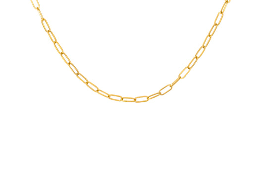 LRJC Serial Chain Necklace 18K Gold