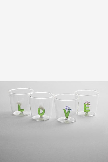 Ichendorf Glass Tumbler Bloom Alphabet K-Z