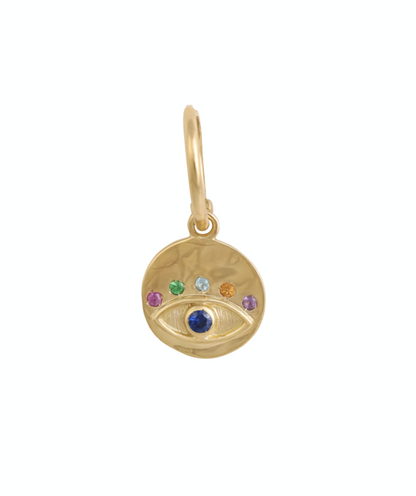 J by Boghossian Hoop Earring - Multicolored Eye