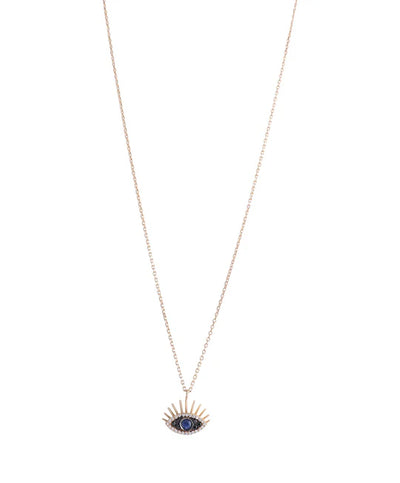 J by Boghossian Eye with Lashes Necklace