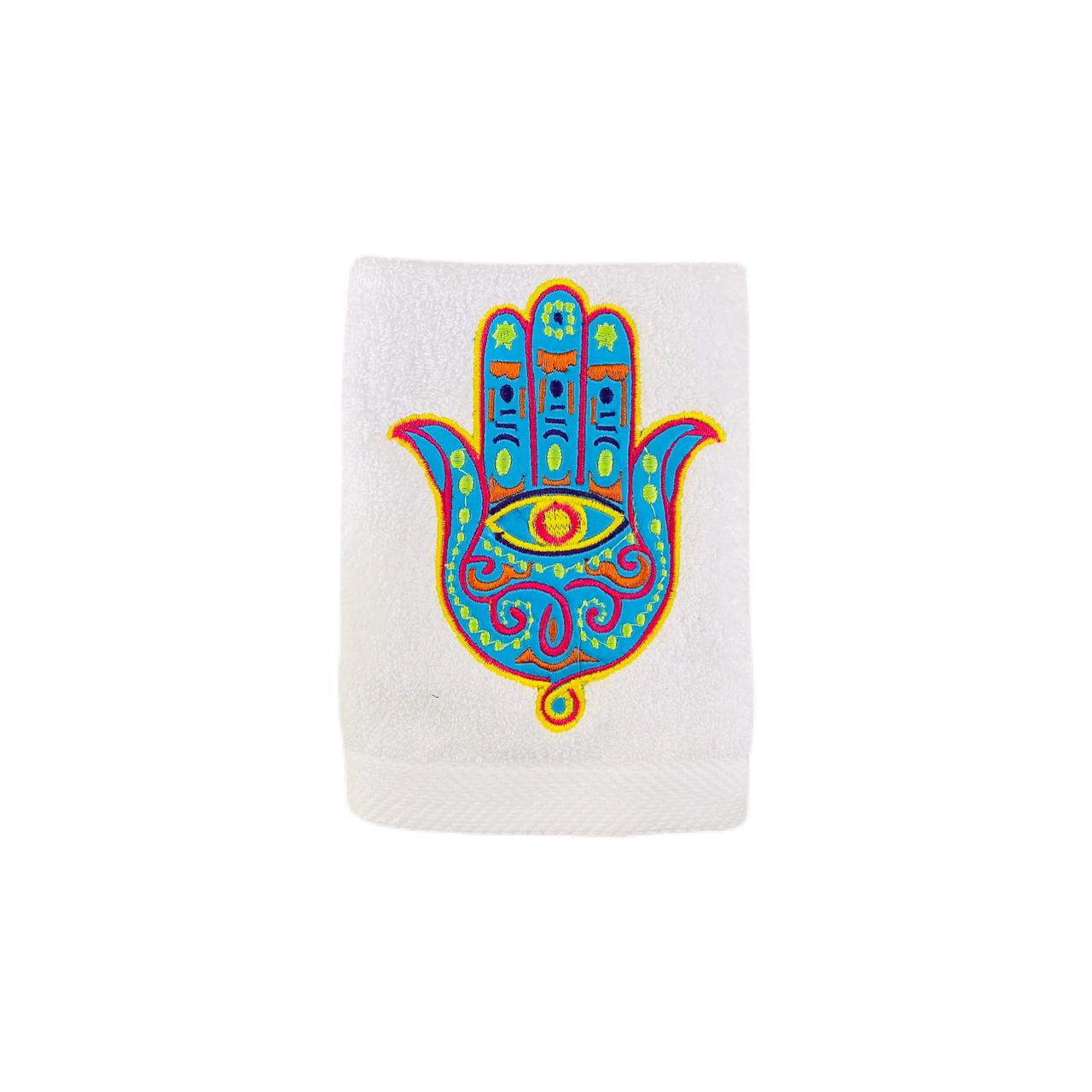 Hand Towel Zaghrafa Hand of Fatma - Baby Blue