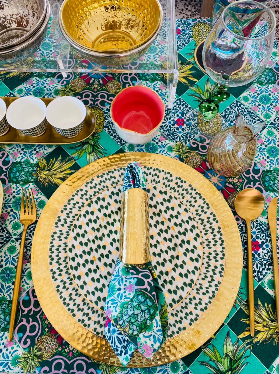 Les Ottomans x Matthew Williamson Tablecloth - Tropical