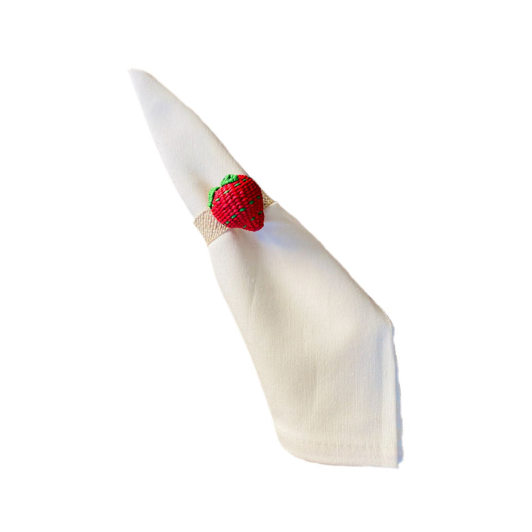 Napkin Ring - Strawberry