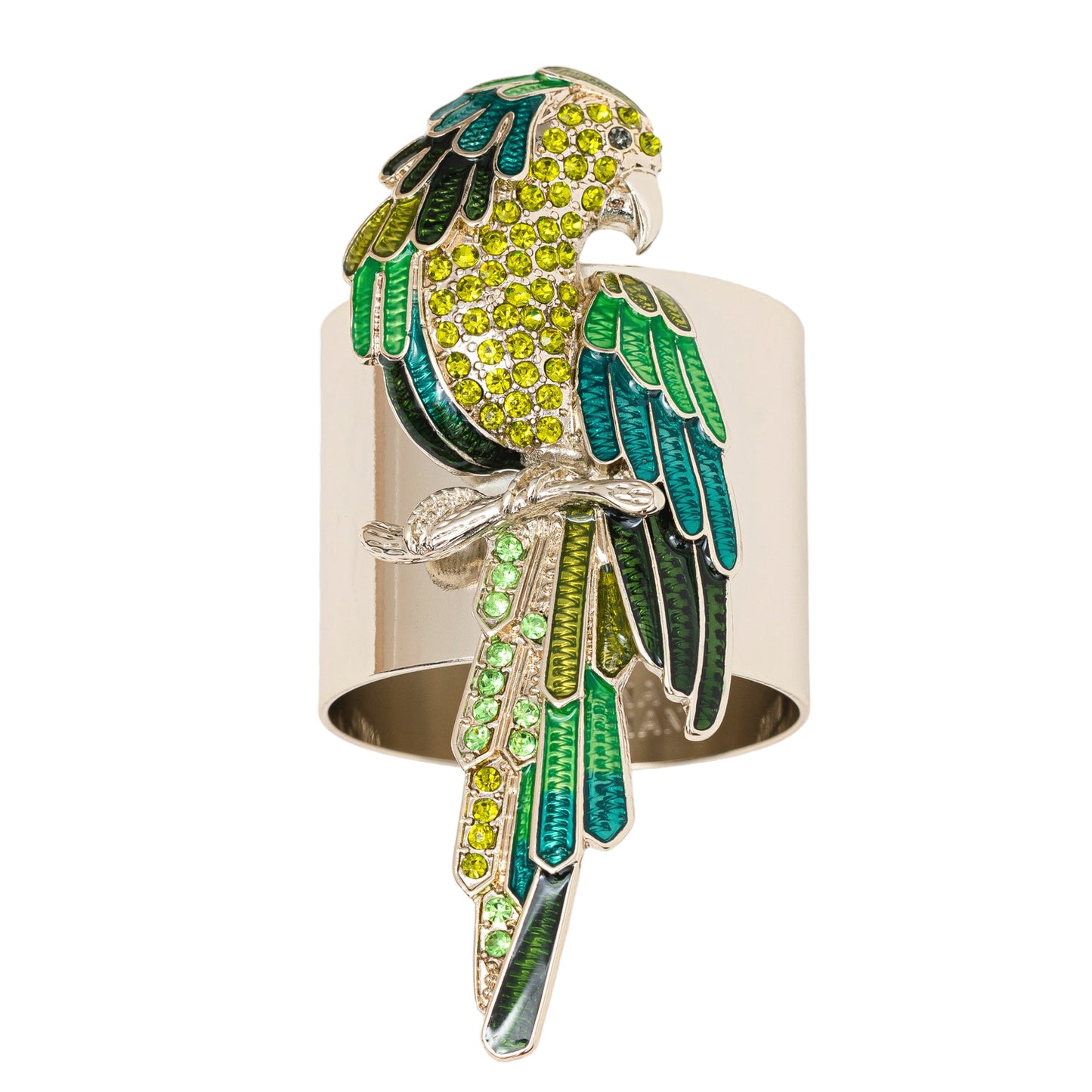 Napkin Rings Set Of Two - Parrot