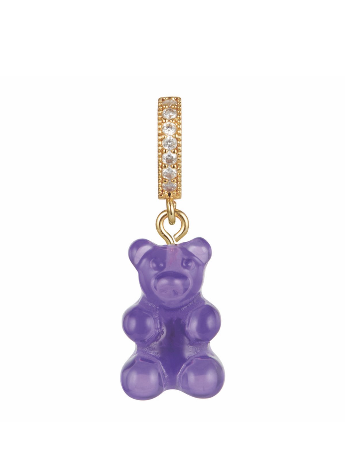 Crystal Haze Nostalgia Bear - Plum